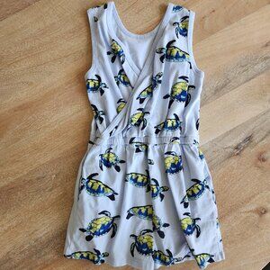 Tea Collection Turtle Print Romper